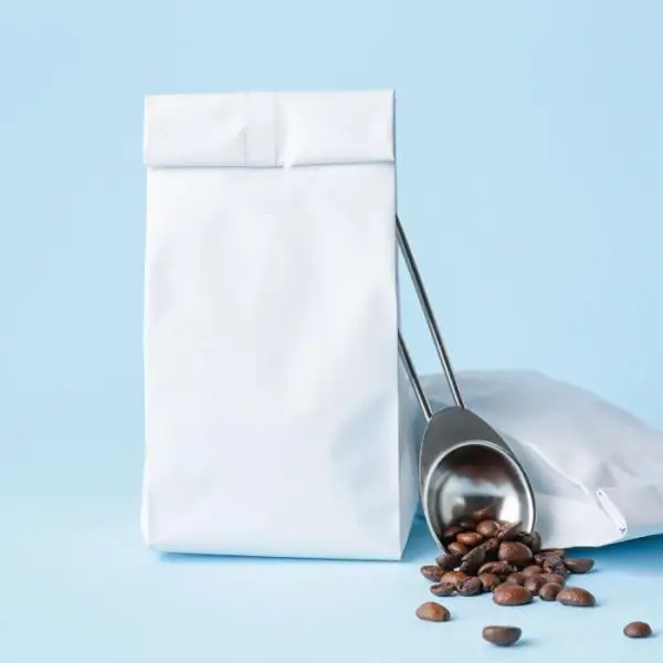 Blank Coffee Bag White